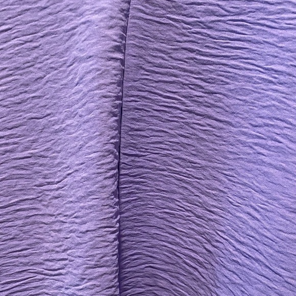 Zenana Lilac V-Neck Textured Top | Women’s XL | Relaxed Fit Lightweight Blouse - Picture 4 of 5